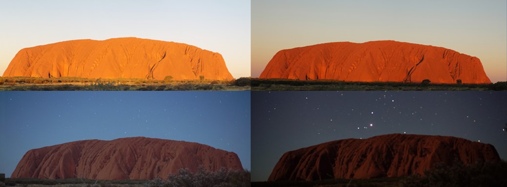 Uluru four faces